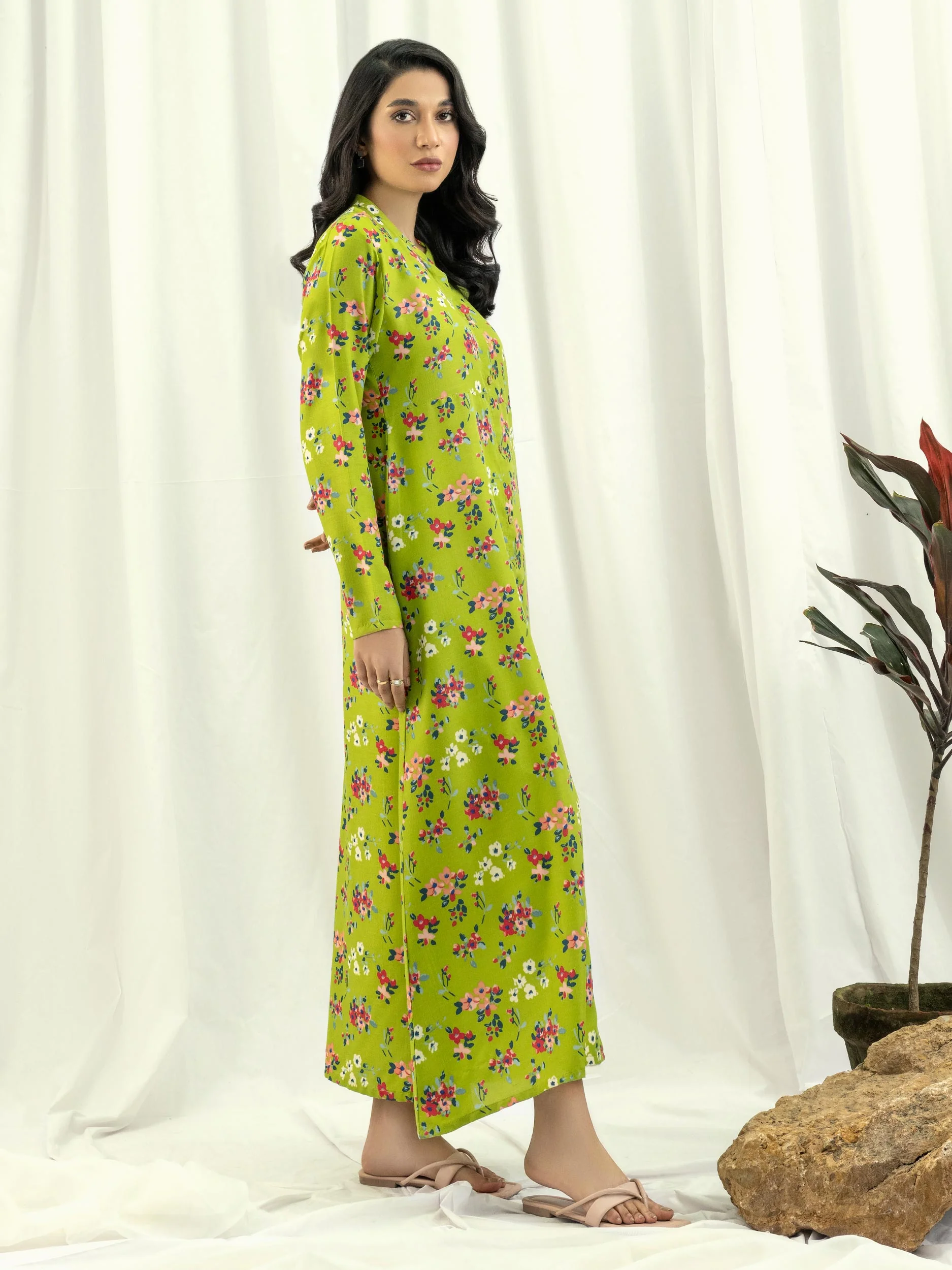 Cambric Shirt-Printed (Unstitched) - Image 4