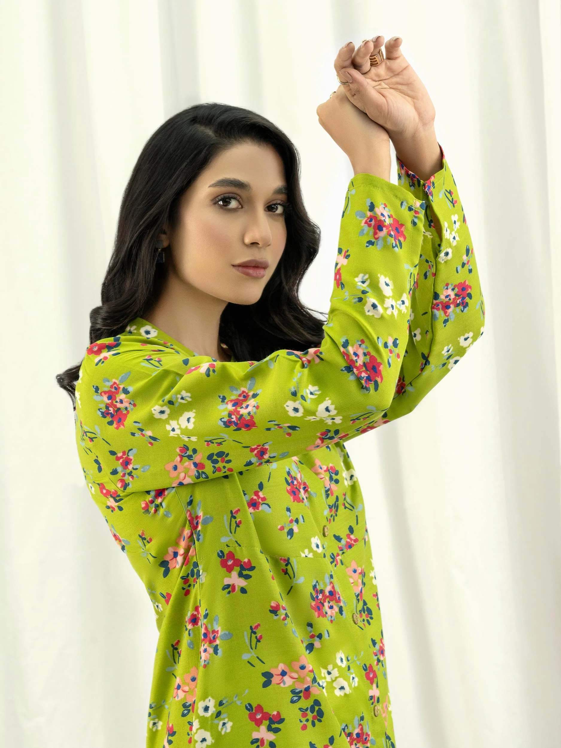 Cambric Shirt-Printed (Unstitched) - Image 5