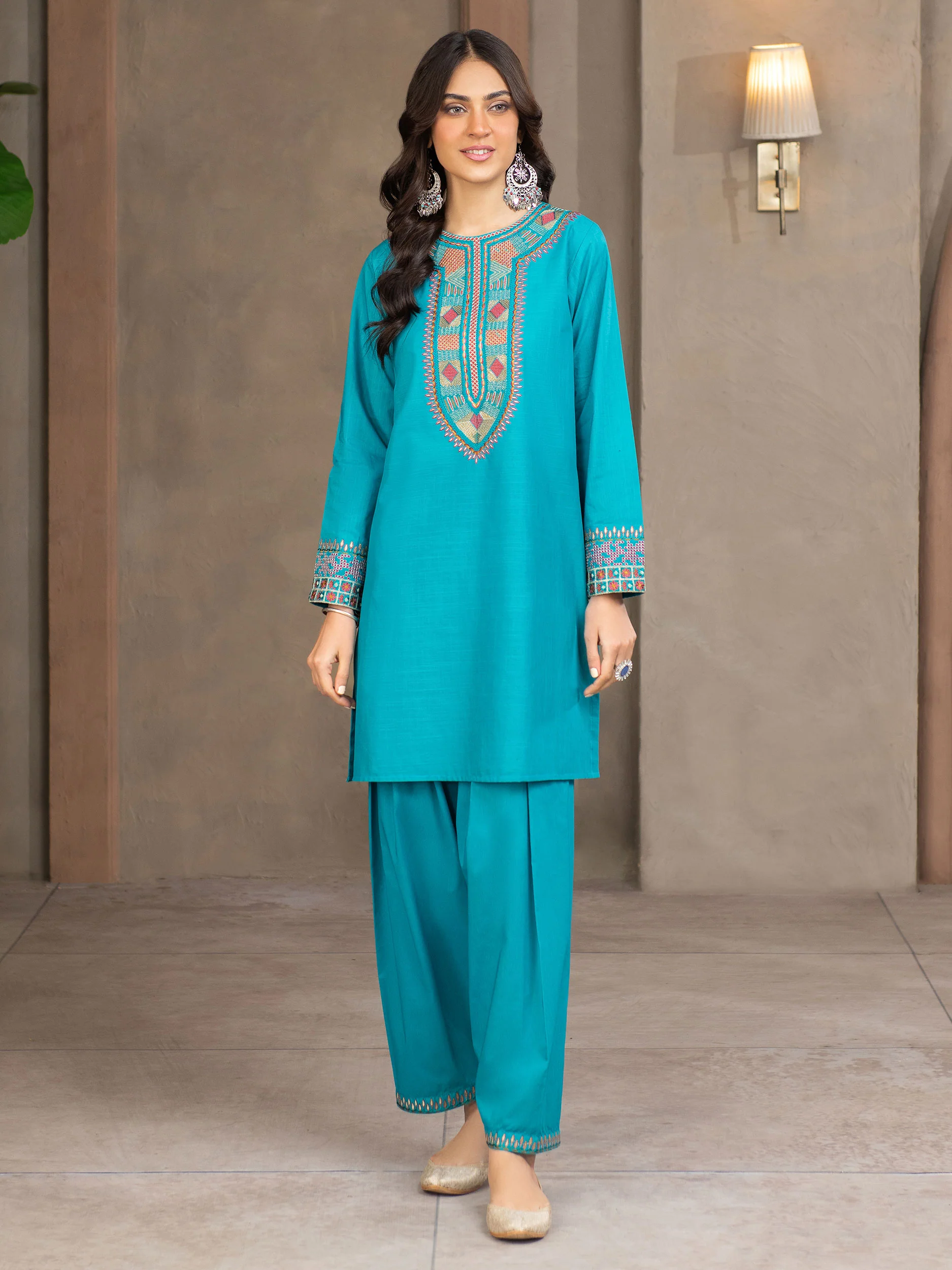 2 Piece Lawn Suit-Embroidered (Unstitched) - Image 7