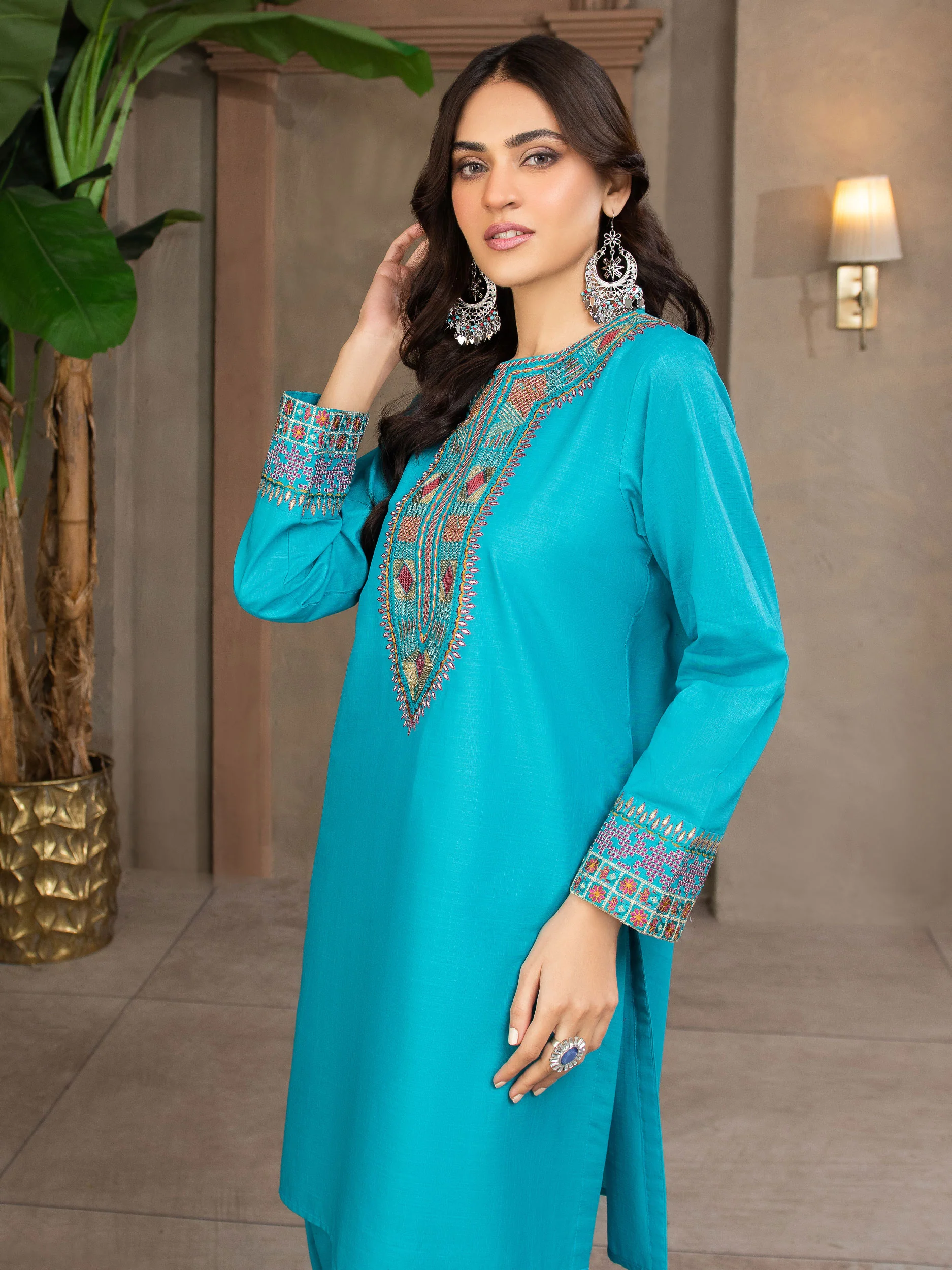 2 Piece Lawn Suit-Embroidered (Unstitched) - Image 3