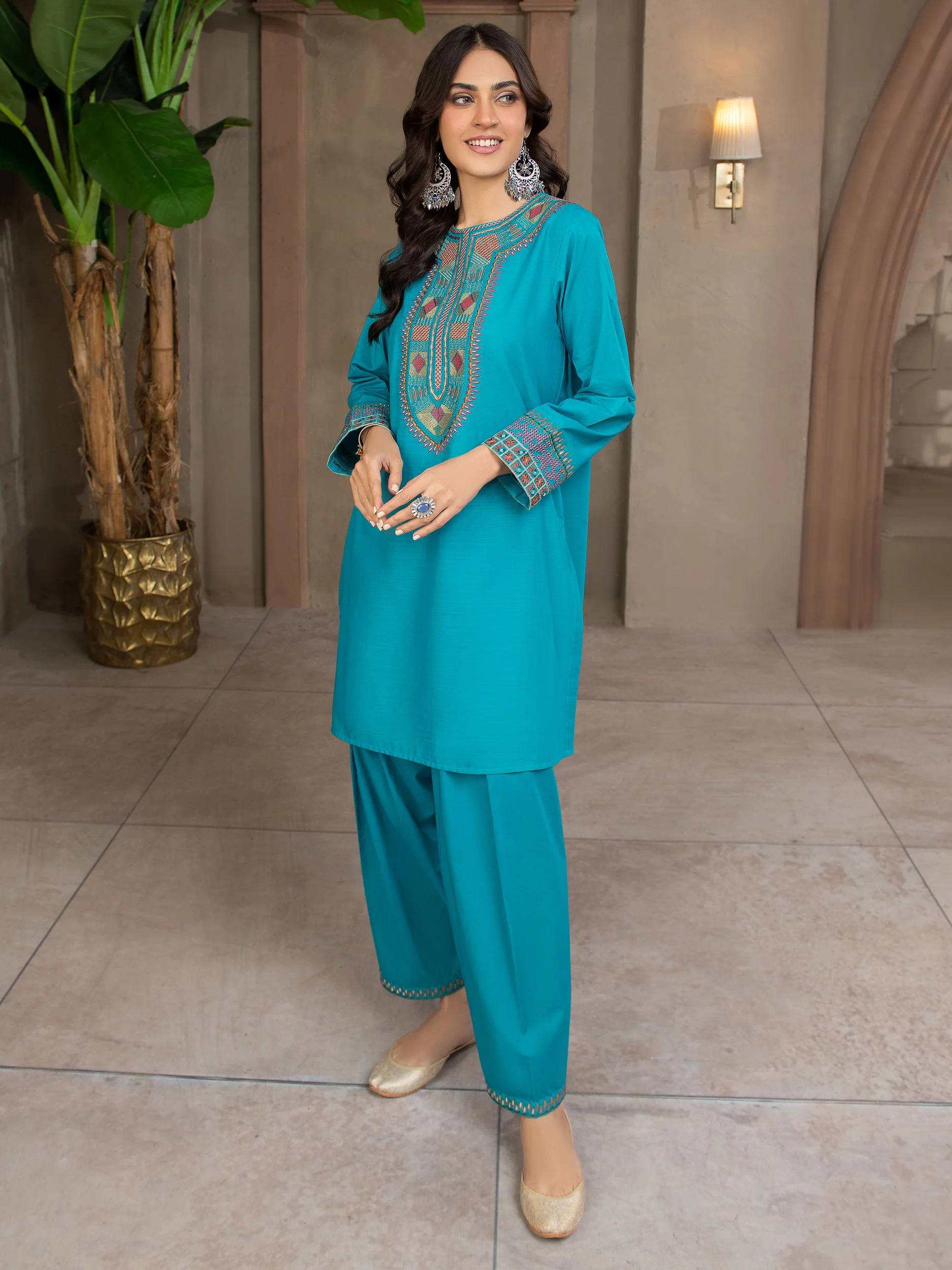 2 Piece Lawn Suit-Embroidered (Unstitched) - Image 5