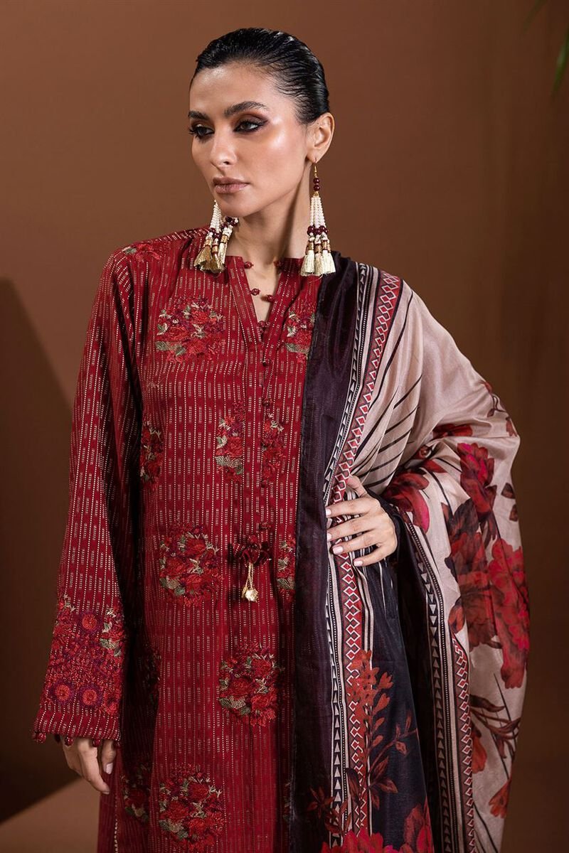 Cotton Zari Jacquard Embroidered - Image 5