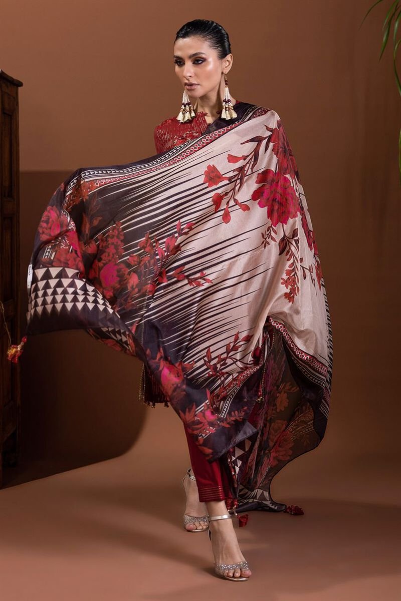 Cotton Zari Jacquard Embroidered - Image 2