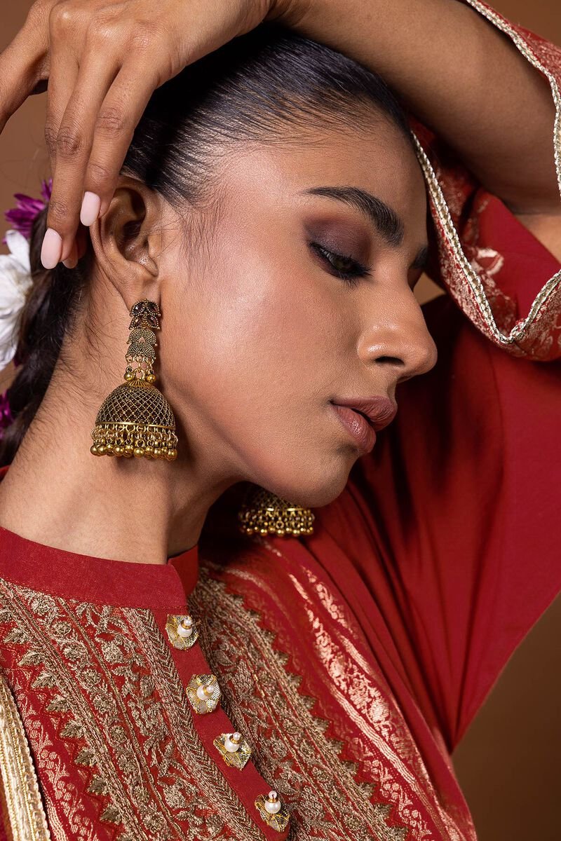 Rusty Red Premium Jacquard Printed - Image 4