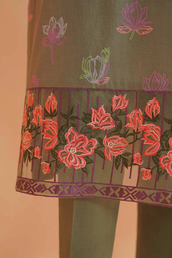 2 Piece - Printed Embroidered Suit - 42301458 - Image 10