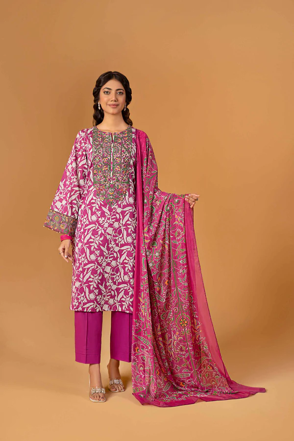 2 Piece - Printed Embroidered Suit - 42301568 - Image 2