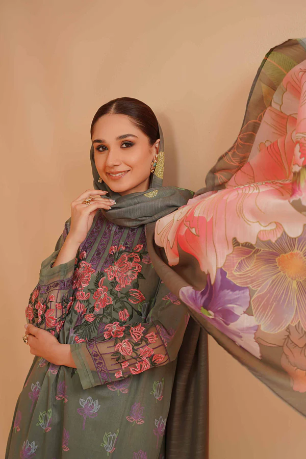 2 Piece - Printed Embroidered Suit - 42301458 - Image 8