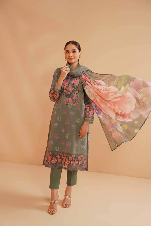 2 Piece - Printed Embroidered Suit - 42301458 - Image 6