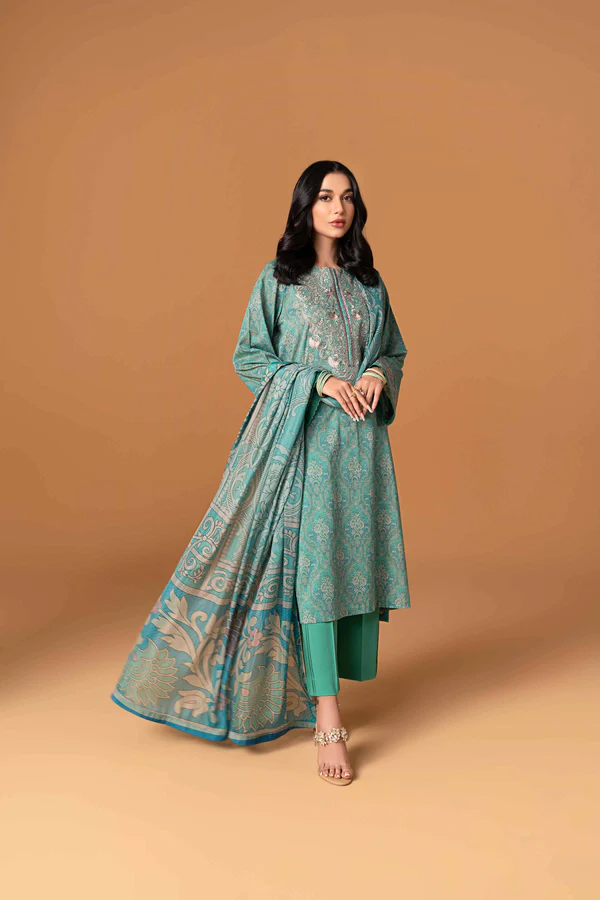 2 Piece - Printed Embroidered Suit - 42301571 - Image 7