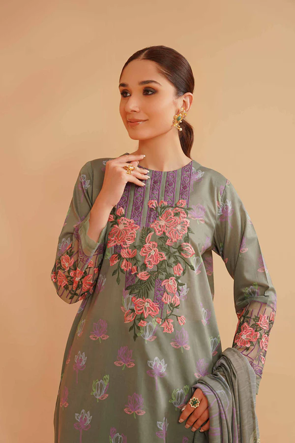 2 Piece - Printed Embroidered Suit - 42301458 - Image 5