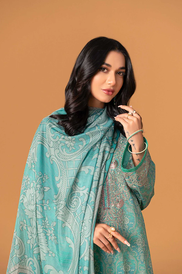 2 Piece - Printed Embroidered Suit - 42301571 - Image 8