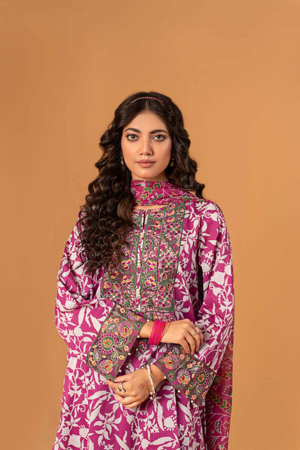 2 Piece - Printed Embroidered Suit - 42301568 - Image 7