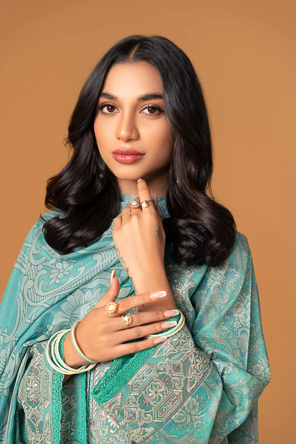 2 Piece - Printed Embroidered Suit - 42301571 - Image 9