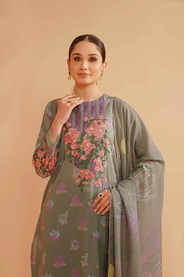2 Piece - Printed Embroidered Suit - 42301458 - Image 3