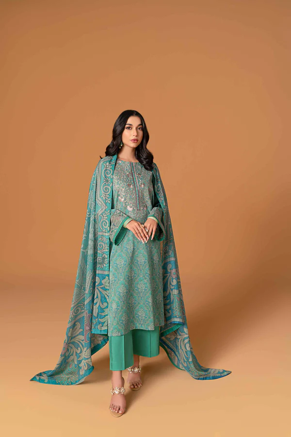 2 Piece - Printed Embroidered Suit - 42301571 - Image 2