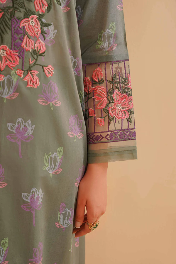2 Piece - Printed Embroidered Suit - 42301458 - Image 2