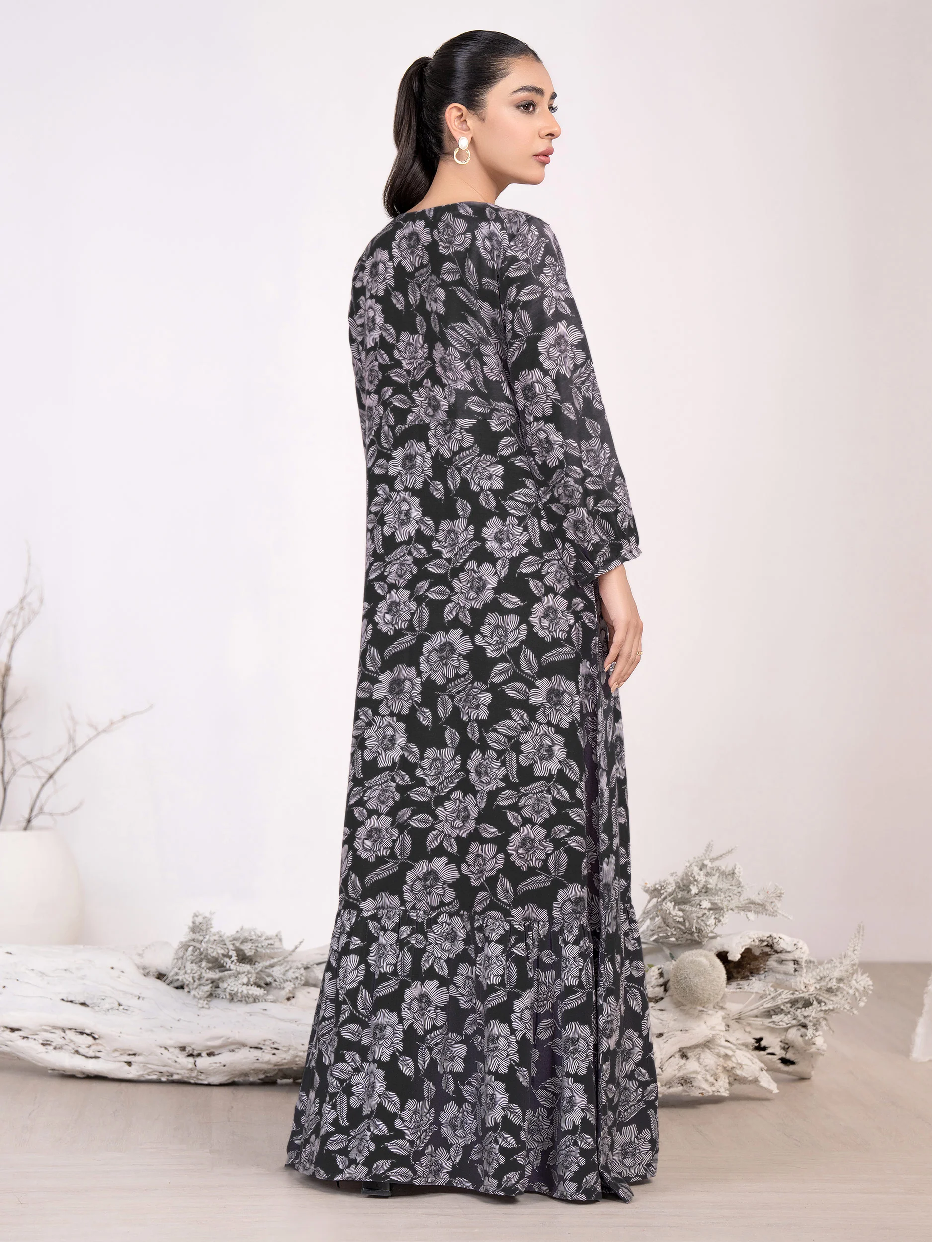 Cambric Shirt-Printed(Unstitched) - Image 2